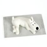 Moulinsart 45918 Tintin Milou tapis blanc